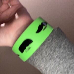 Scene kid Mustache rubber bracelet